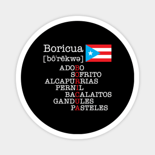 Soy Boricua con Sabor Magnet